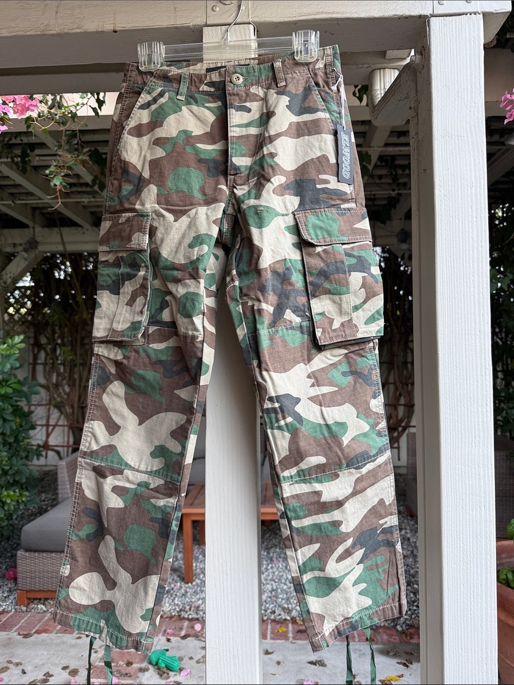 Elwood Camo Cargo Pants - Green/Brown